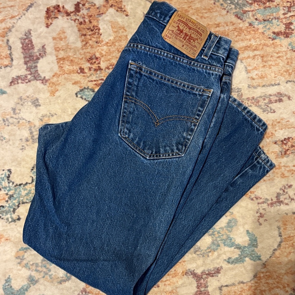 Levi's Men's Dark Blue Relaxed Jeans